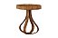 MESA CANTO/CEBOLA SAFIRA ALT 60 DIAM 58 AMADEIRADO - DELINE - Imagem 1