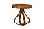 MESA CANTO/CEBOLA SAFIRA ALT 68 DIAM 58 AMADEIRADO - DELINE - Imagem 1