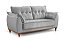 SOFA 3 LUG ESPANHA LINHO CINZA/507 - JC ESTOFADOS - Imagem 1