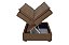 SOFA CAMA BAU SF.5840 BUZIOS/21 VEL MARROM 2263/A - LUXURY - Imagem 3