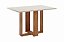 MESA MILANI 120X80 MEL/OFF C/4 CAD SOL LINHO BEGE  - VIERO - Imagem 2
