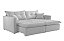 SOFA RETR LISBOA 180CM S/CX LINHO CINZA/461 - EST TEIX - Imagem 3