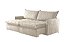 SOFA RETR BAURU 180CM S/CX LINHO BEGE/459 - EST TEIX - Imagem 1