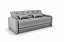 SOFA CAMA MADALENA LINHO CINZA/487 - MATRIX - Imagem 1
