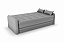 SOFA CAMA MADALENA LINHO CINZA/487 - MATRIX - Imagem 4