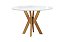 MESA ANDRIA 110 CM REDONDA MEL/OFF WHITE - ART ASS - Imagem 1