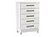 COMODA PAOLA 5GAV BRANCO - RUD RACK - Imagem 1
