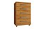 COMODA PAOLA 5GAV CINAMOMO - RUD RACK - Imagem 1