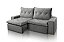 SOFA RETR LORETO 230CM VEL CINZA/526 - JC ESTOF - Imagem 2