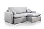SOFA RETR OSLO S/ CX 220 LINHO CINZA/566 - JC ESTOF - Imagem 1