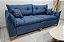 SOFA FIXO CRETA 200CM LINHO AZUL/28 - BOARETO - Imagem 3