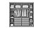 GR.1170 VERSATTO 208 2PTAS 8GAV C/2 ESP BR NEVE - NH - Imagem 2