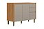 COZ ALLURE BALCAO 120 JEQUI/GRIS - LINEA BRASIL - Imagem 1
