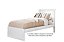 CAMA BARCELONA SOLTEIRO BRANCO - TEBARROT - Imagem 1