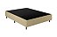 BASE BOX 25CM CASAL LINHO BEGE - ALTO NIVEL - Imagem 1