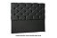 CABECEIRA BONY 158 QUEEN VEL PRETO - CRONOS ESTOF - Imagem 1