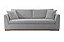 SOFA FIXO EGITO 220CM LINHO CINZA/015 - FERONI - Imagem 1