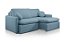 SOFA RETR SF.4350 OSLO S/CX 220 TEC 514 - JC ESTOF - Imagem 1