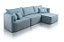 SOFA CHAISE BUZIOS 3 MOD 260 BCL AZUL/514 - JC ESTOF - Imagem 2