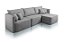 SOFA CHAISE BUZIOS 3 MOD 260 LIN CINZA/579 - JC ESTOF - Imagem 2