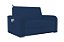 SOFA CAMA SF.5120 DAIANE (C/BRC) TEC 433 AZUL/07 - MATRIX - Imagem 1