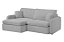 SOFA RETR S/CX LUMINI 200 LIN AZUL/11 - INNOVE - Imagem 2