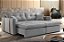SOFA RETR LISBOA/PORTO 180 S/CX S/FITA LIN CINZA/461 TEI - Imagem 2