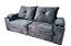 SOFA RETR STANLEY C/COOLER 215 CINZA - ESTOFAMART - Imagem 1