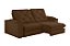 SOFA RETR CUIABA 230CM VEL MARROM/336 - EST TEIX - Imagem 1