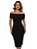 Vestido Ombro a Ombro Midi - Imagem 1