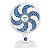 Ventilador De Mesa Mondial Super Power 6 Pás 60w 30cm Branco E Azul Escuro Vsp-30-w 220v - Imagem 1