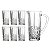 Conjunto de Jarra de Vidro 1 L com 6 Copos 265 ml Design Premium - Imagem 2