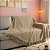 Manta Decorativa Estilo Tricô Grande com franja 100% Algoão - Imagem 1