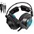 Headset Gamer Fortrek Vickers P2 + USB RGB Preto - Imagem 1