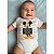Body Bebê Mesversário Ladrão de Sono Mickey Personalizado – Roupa Divertida Infantil Confortável - Imagem 1