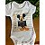 Body Bebê Mesversário Ladrão de Sono Mickey Personalizado – Roupa Divertida Infantil Confortável - Imagem 3