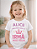 Camisa Infantil Personalizada com Nome Promovida a Irmã Mais Velha 2 a 12 Anos – Anúncio Gravidez - Imagem 1