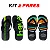 Kit 2 Chinelos Masculino Havaianas Variados - Imagem 1