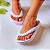 Chinelo Feminino Trançado Nuvem Casual - Imagem 1