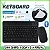 Kit de Teclado e Mouse Sem Fio Bluetooth Universal Para Laptop, IPad e Celular - Imagem 1
