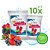Kit 10x Gelo de Sabor Frutas Vermelhas - Imagem 1