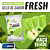Gelo de Sabor Fresh Trident Maçã Verde 1 kg - Imagem 2