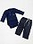Conjunto Azul Marinho Bebê Puro Carinho - Imagem 1
