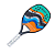 Raquete Beach Tennis Emit Sports Wave Carbon 3K - Imagem 1