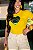 TSHIRT FEMININA ALGODÃO CORAÇÃO BRASIL LANTEJOULA - Imagem 1