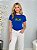 TSHIRT FEMININA ALGODÃO BANDEIRA LANTEJOULA - Imagem 1