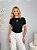 TSHIRT FEMININA ALGODÃO BORDADA BANDEIRINHA - Imagem 2