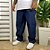 Calça Balão/Baggy Jeans Escuro - Imagem 2