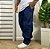 Calça Balão/Baggy Jeans Escuro - Imagem 1