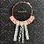 Broche vintage descanso de copo rosa - Imagem 2